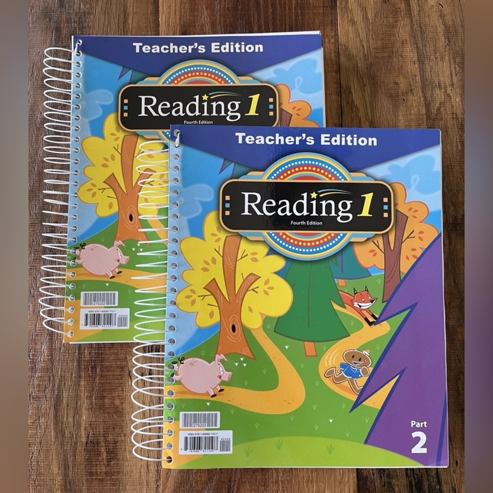 BJU Press Reading 1 Teacher's Edition 1st Grade 4th Edition w/CD